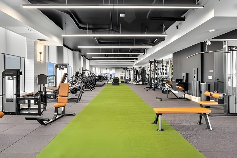 Luxury Downtown 1BR• Rooftop Pool, Gym & Coworking