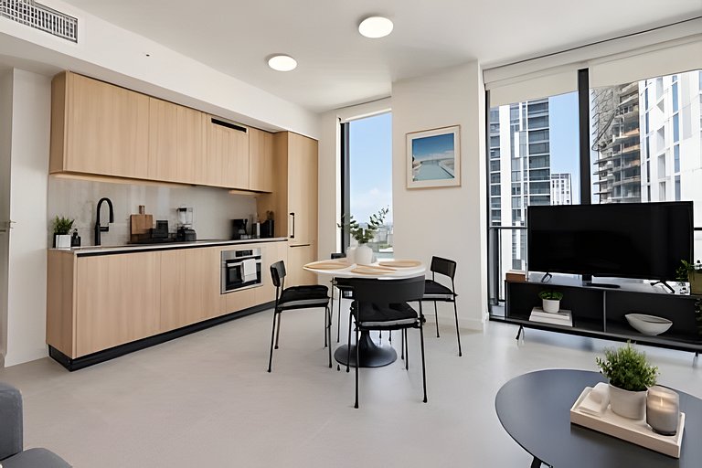 Epic Bay Views • 34th Fl Luxury 1BR • Rooftop Pool