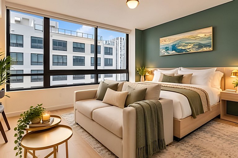 Spacious Downtown Studio | Fits 4 | Free Parking