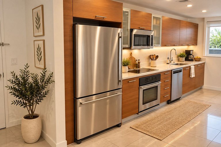 Huge 1,500sqft Lux 2BR • Walk to Design District