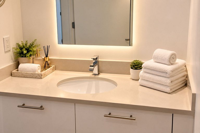 Huge 1,500sqft Lux 2BR • Walk to Design District
