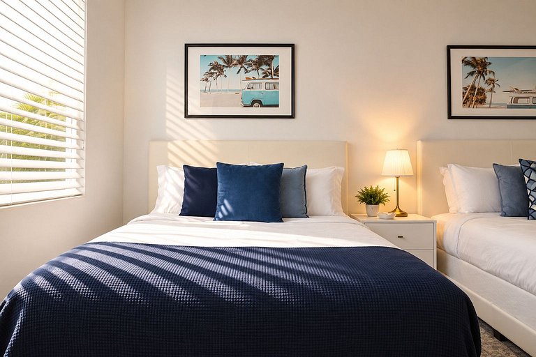 Huge 1,500sqft Lux 2BR • Walk to Design District