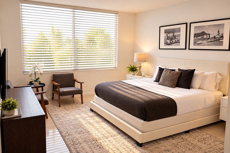 Huge 1,500sqft Lux 2BR • Walk to Design District
