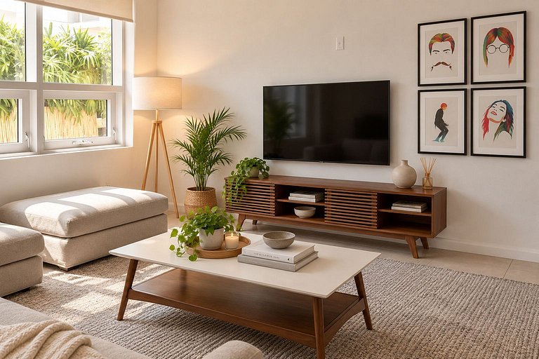 Huge 1,500sqft Lux 2BR • Walk to Design District